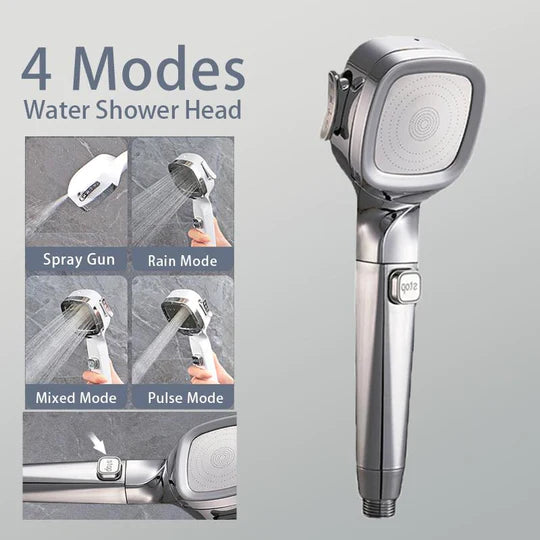 AquaFlow™| 4-Mode Pause Switch Shower Head