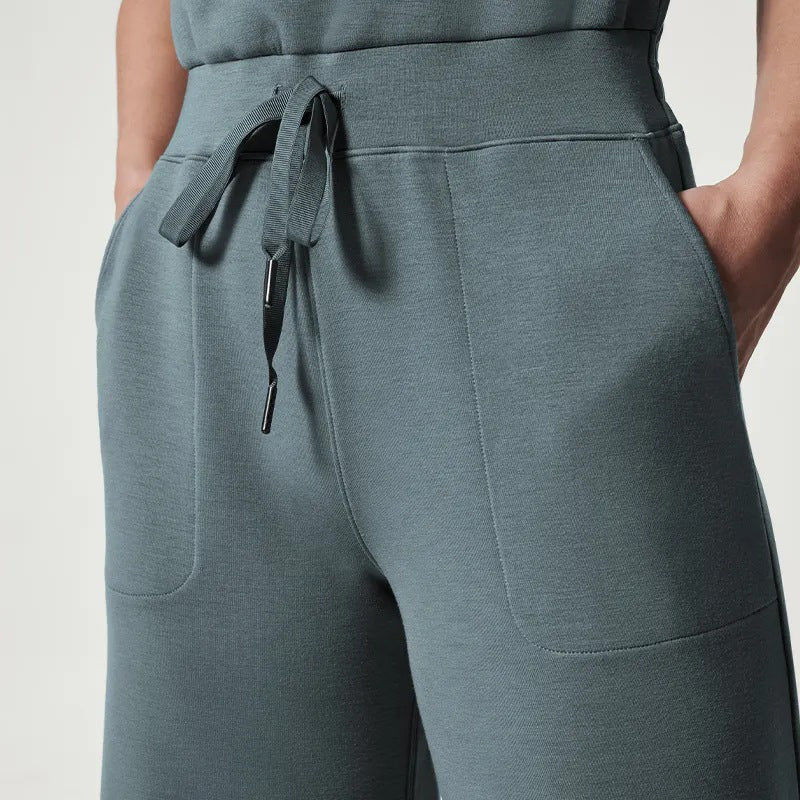 Cartaim™| Sleeveless plain jumpsuit