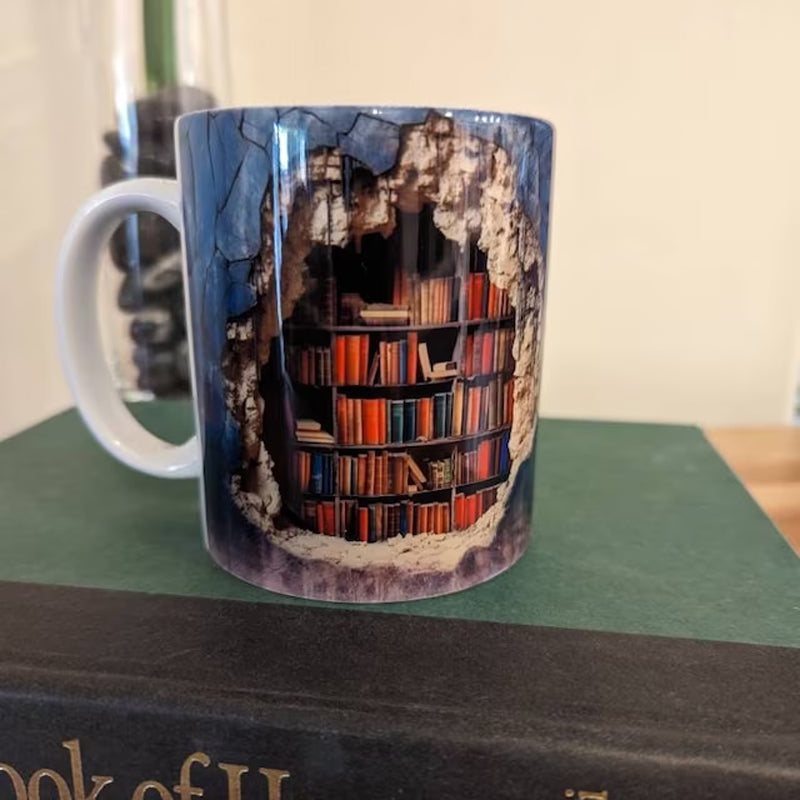 Cartaim™ - 3D Bookshelf Mug