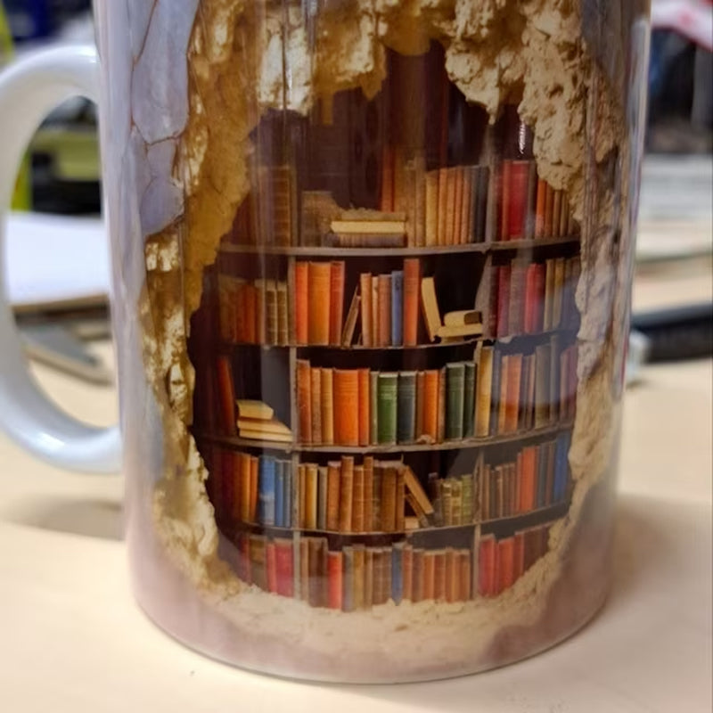 Cartaim™ - 3D Bookshelf Mug