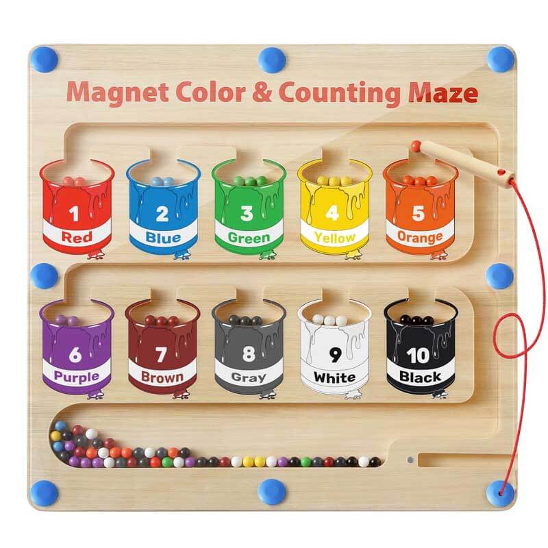 Cartaim™| Magnetic Color and Number Classification Counting Board