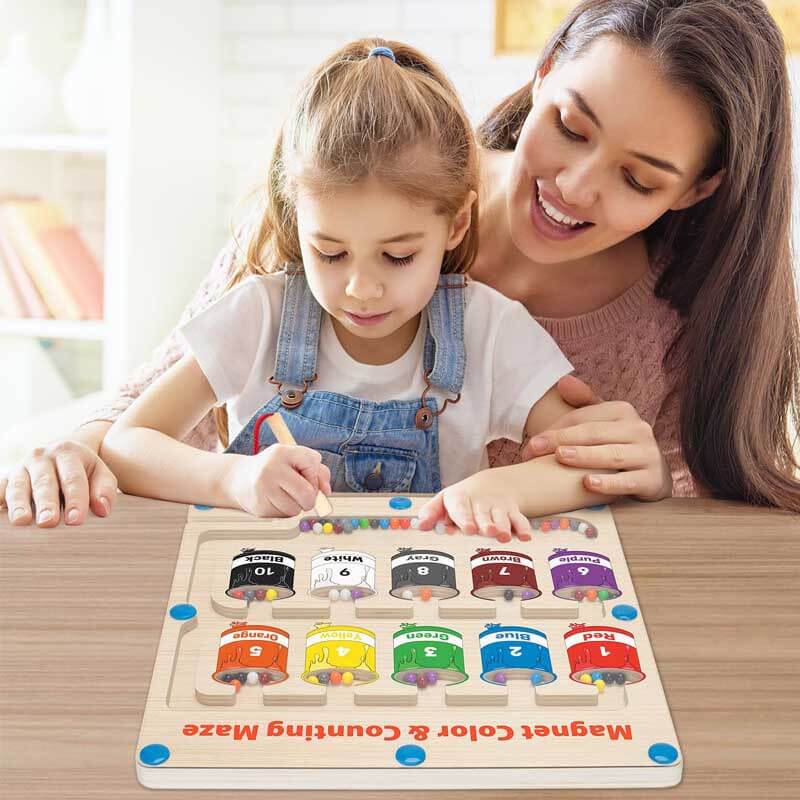 Cartaim™| Magnetic Color and Number Classification Counting Board