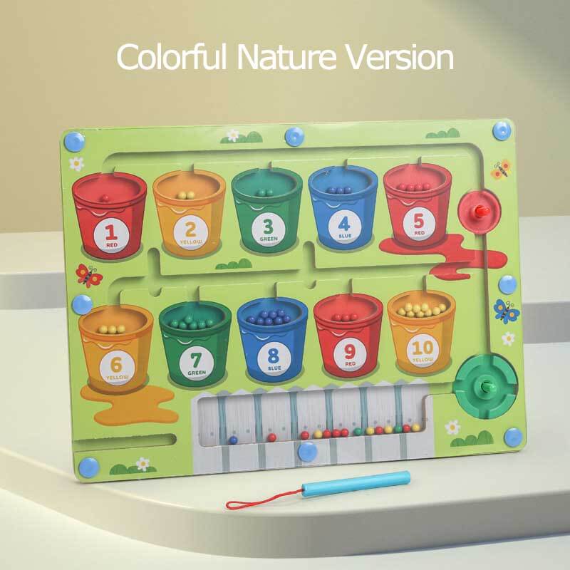 Cartaim™| Magnetic Color and Number Classification Counting Board