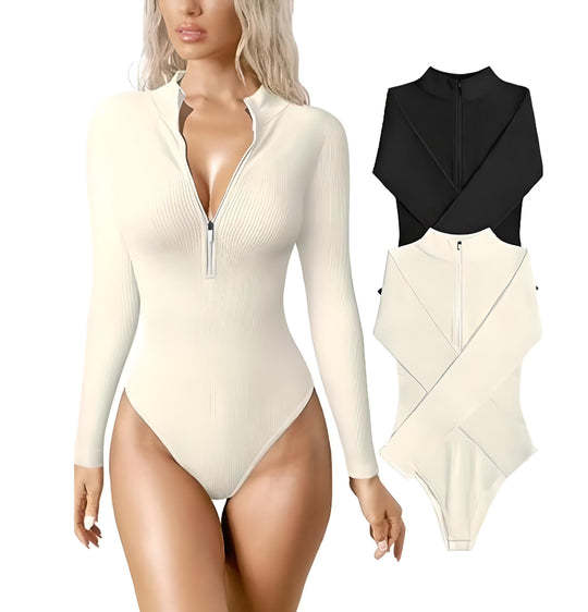 Cartaim™- Zip-Up Bodysuit