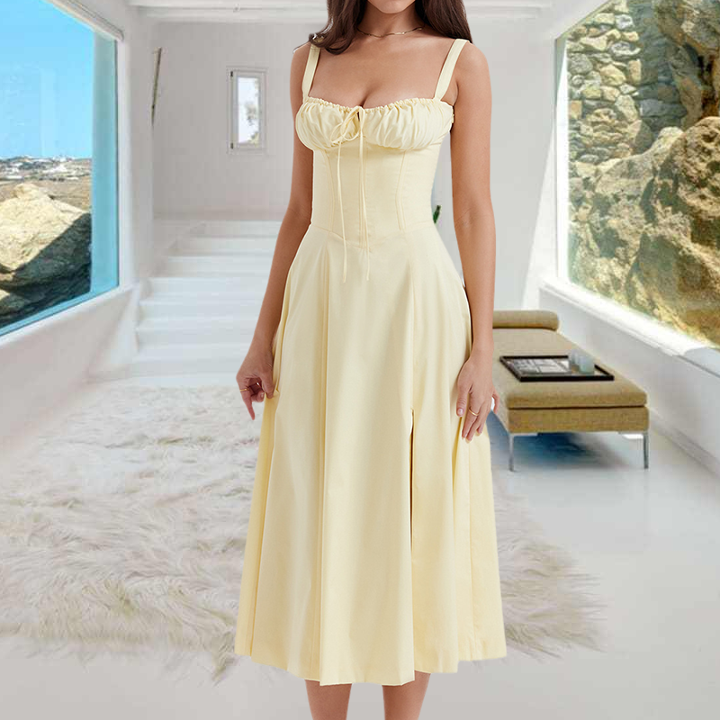 Cartaim™| Strapless summer dress