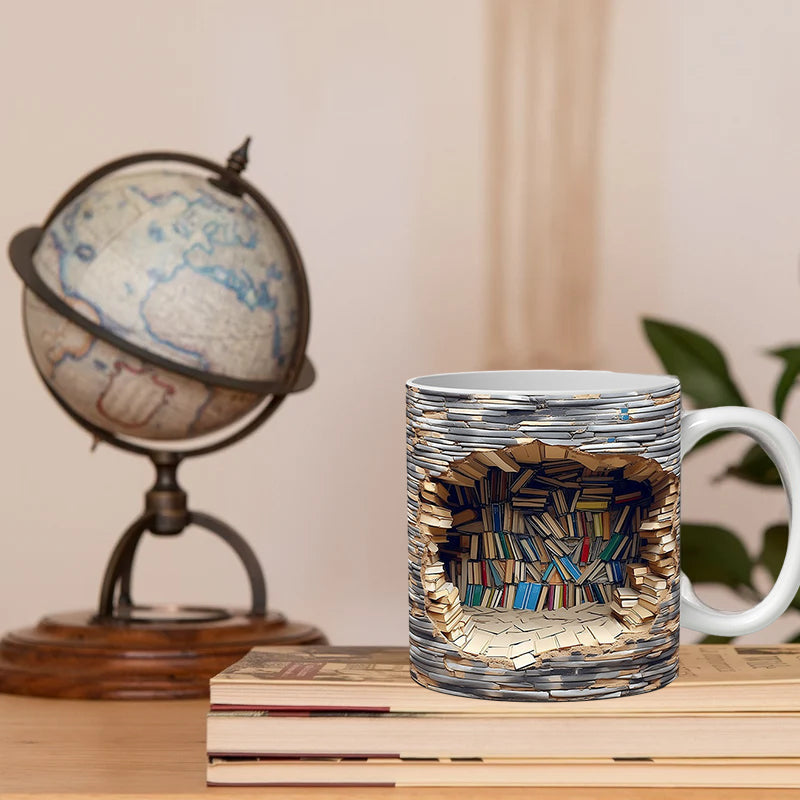 Cartaim™ - 3D Bookshelf Mug