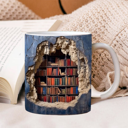 Cartaim™ - 3D Bookshelf Mug