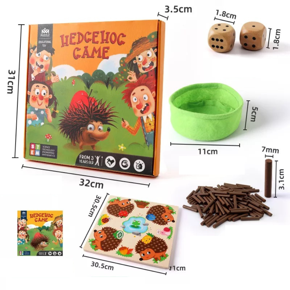 Cartaim™ | Hedgehog Counting Learning Toy