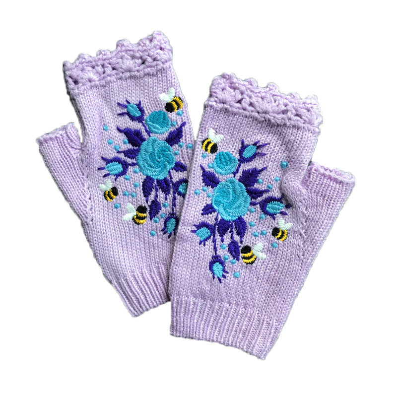 Cartaim™| Embroidered warm gloves