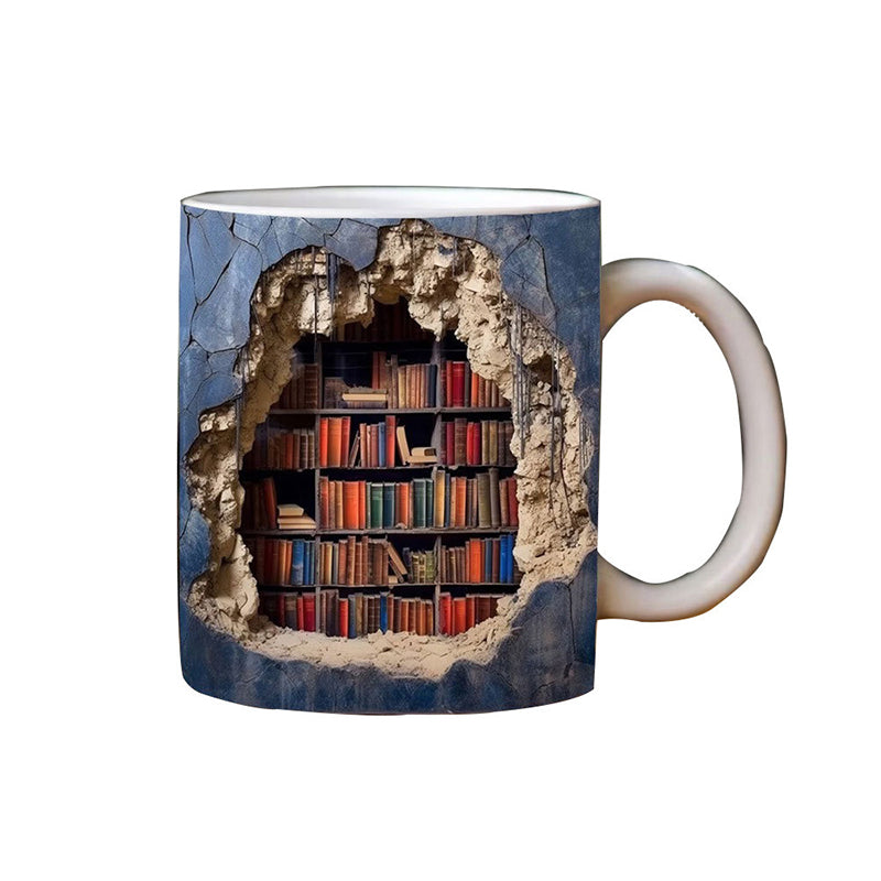 Cartaim™ - 3D Bookshelf Mug