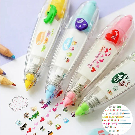 Cartaim™| Cute Animal Press Type Decorative Pen