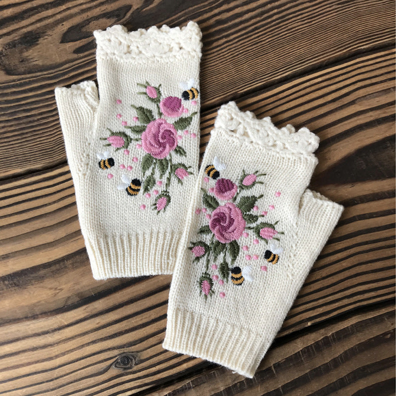 Cartaim™| Embroidered warm gloves